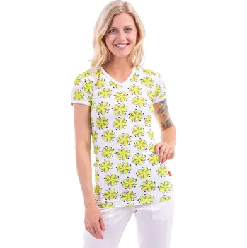 Zdravotnický oděv 2P SERVIS Triko dámské Vito Flora Zelená M