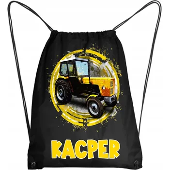 Školní batoh Vak na boty do školy, batoh do školky URSUS Traktor + JMÉNO #1