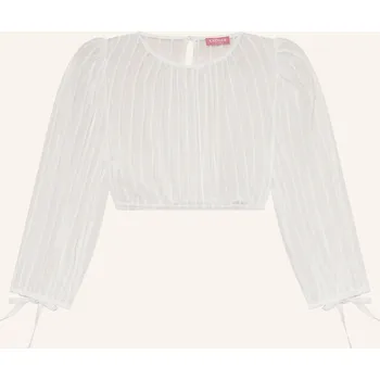 Krüger Dámská Dirndl Halenka Lauryna Ze Síťoviny, bílá, 34