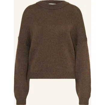 Dámský svetr Mrs & Hugs Dámský Svetr Z Merino Vlny, hnědá, 38