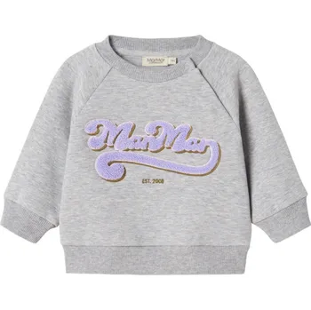 Chlapecká mikina Mikina pro nejmenší Theos B "Lavender Logo" MarMar VELIKOST: 80/12 měsíců