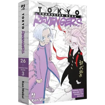 Toman pack: Tokyo revengers vol. 26-Tokyo revengers. Character book 3 (Ken Wakui)(Brožovaná)