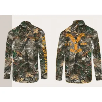 Pánská košile Stars & Stripes YELLOWSTONE Ride for the Brand Camo XXXL