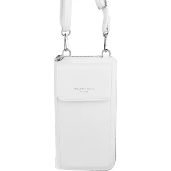 Kabelka Malá crossbody kabelka (pouzdro na mobil a peněženka) Flora 60 bílá
