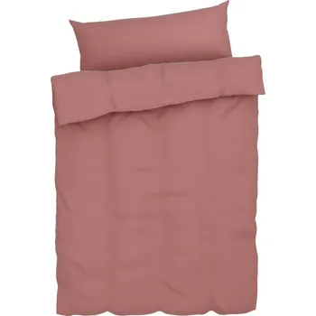Povlečení LIVARNO home Mušelínové ložní povlečení, 140 x 200 cm, 70 x 90 cm (světle růžová)