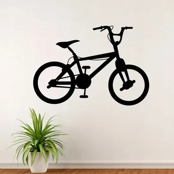 Samolepící dekorace BMX kolo - vinylová samolepka na zeď 80x55cm