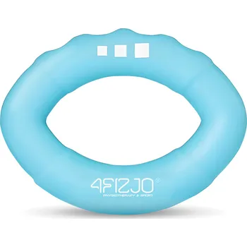 4FIZJO Posilovací kroužek silikonový - měkký modrý