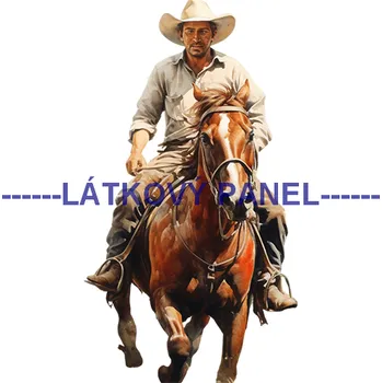 Látkový panel - Kůň - KON - 141 Velikost: 15x15cm, Materiál: Kočárkovina