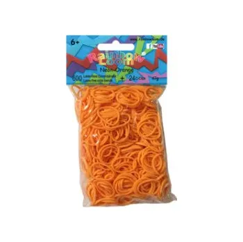 kreativní sada Rainbow Loom® Gummibänder Neon-Orange (Hračka)