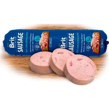 Brit Premium Sausage Chicken & Lamb 12x800g