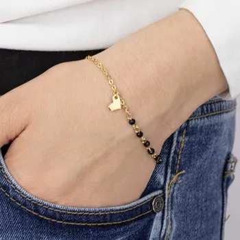 Náramek Jemný náramek z OCEL OCELI POZLÁCENÝ