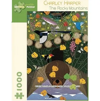 Desková hra Rocky Mountains 1000-Piece Jigsaw Puzzle (Charley Harper)(Hra)
