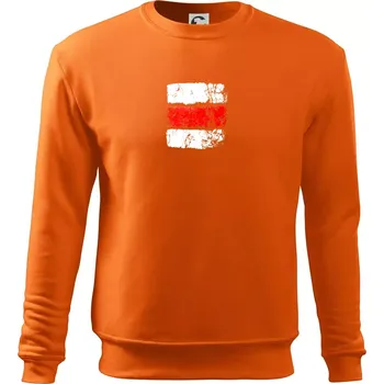 Pánská mikina Turistická značka - červená - Mikina Essential pánská - 3XL ( Oranžová )