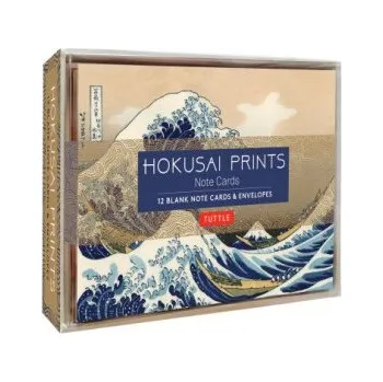 Cizojazyčná kniha Hokusai Prints Note Cards (Tuttle Editors)(Brožovaná)