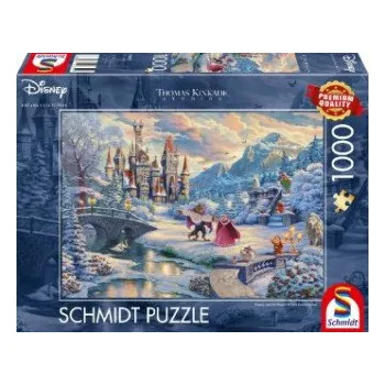 Puzzle Disney, Die Schöne und das Biest, Wintertraum (Puzzle) (Thomas Kinkade)(Hra)