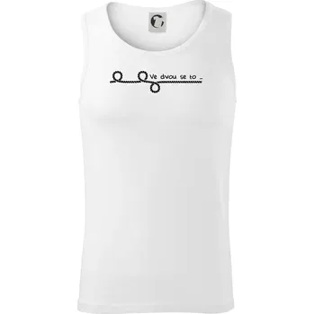 Ve dvou se to lépe táhne - Tílko pánské Core - S ( Bílá )