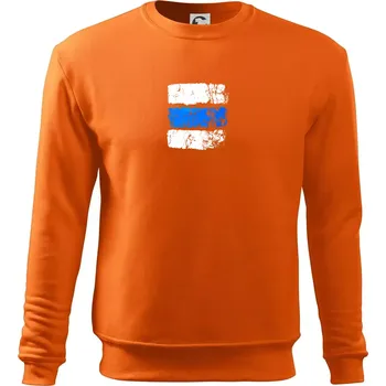 Pánská mikina Turistická značka - modrá - Mikina Essential pánská - S ( Oranžová )