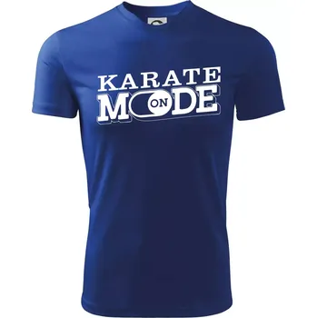 Chlapecké oblečení Karate mode - Dětské triko sportovní (dresovina) - 158 cm/12 let ( Královská modrá )