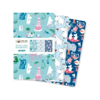 Cizojazyčná kniha Moomin Classics Set of 3 Mini Notebooks (Diář)