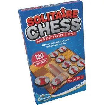 Společenská hra Solitaire Chess Magnetic Travel Puzzle (Hra)