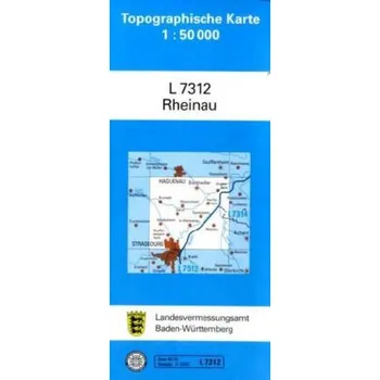 Topographische Karte Baden-Württemberg, Zivilmilitärische Ausgabe - Rheinau