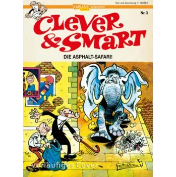 Komiks pro dospělé Clever & Smart 3: Die Asphalt Safari (Francisco Ibá?ez)(Brožovaná)