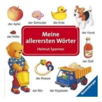 První čtění Meine allerersten Wörter (Helmut Spanner,Helmut Spanner)(Leporelo)