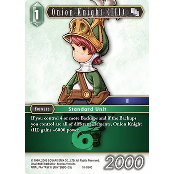 Sběratelská karetní hra Onion Knight (III) 10-054C - Opus X Typ karty: Standard
