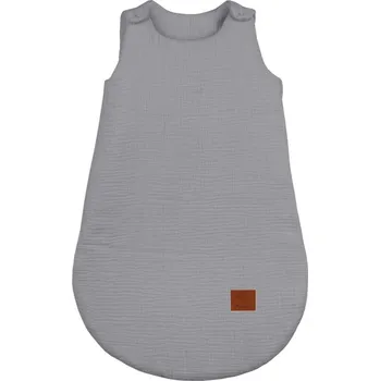Spací pytel pro miminko Inf Mušelínový spací pytel Infantilo LIGHT BABY SOFT / světle šedá