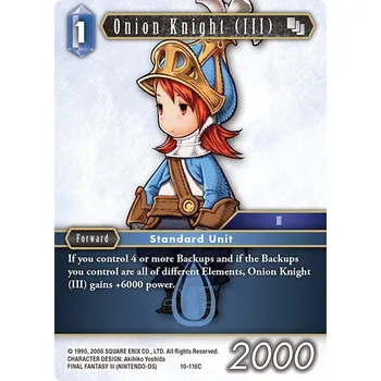 Sběratelská karetní hra Onion Knight (III) 10-116C - Opus X Typ karty: Standard