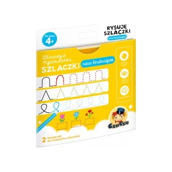 První čtění CzuCzu Dłuuugie rysowanki Rysuję szlaczki Nieco trudniejsze (Opracowanie zbiorowe)(Brožovaná)