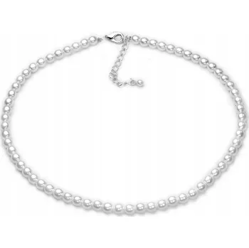Náhrdelník Náhrdelník perličky perly bílé perlové malé krátké české Jablonex