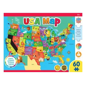 Puzzle USA Map Puzzle (Manufacturer)(Puzzle)