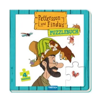 První čtění Trötsch Pettersson und Findus Pappenbuch Puzzlebuch (Trötsch Verlag)(Leporelo)