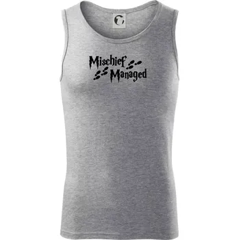 Harry - Mischief Managed - Tílko pánské Core - XL ( Tmavě šedý melír )