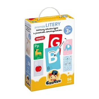 Poznaję litery Zabawy edukacyjne z pisakiem zmazywakiem (Pevná)