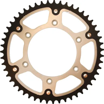 Řetězová sada pro motocykl Rozeta SUPERSPROX STEALTH RST-990:51-SLV stříbrná 51 zubů, 520