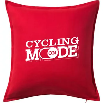 Polštář Cycling mode - Polštář 50x50 - 50x50 - Pouze potah ( Červená )