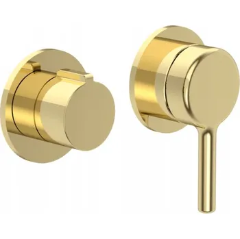 Vodovodní baterie Podomítková vanová a sprchová baterie Excellent DELTA Pi zlatá