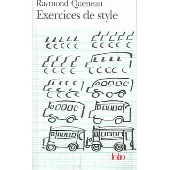 EXERCICES DE STYLE (Raymond Queneau)(Brožovaná)