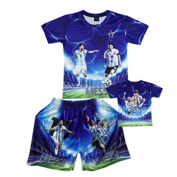 Numberoplus Dětský Fotbalový dres komplet - Messi 10 Velikost: 11 roků (vel.140)