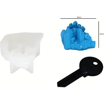 PourArt Silikonová forma na dekorace XC220923-5-11 Krystal 42x38x28mm