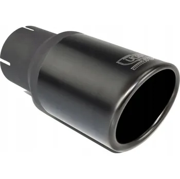 Koncovka výfuku Univerzální koncovka výfuku kulatá 70mm délka 120mm prům. montážního otvoru 60mm