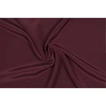 Hedvábný krepdešín, čokoládový, sartor.cz