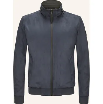 Milestone Pánský Blouson Msharris V Koženém Vzhledu, tmavě...