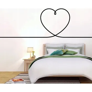 Samolepící dekorace Nekonečné srdce - vinylová samolepka na zeď 50x50cm +5m linky