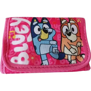 Peněženka BLUEY peněženka rozkládací sportovní růžová pohádka