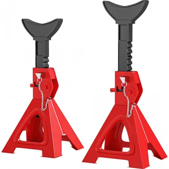 zvedák Stojan na zvedák 19x18x29-41,8 cm | červený + černý