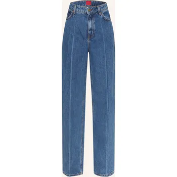 Dámské džíny Hugo Dámské Straight Džíny, 415 navy, 36