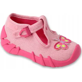 Dívčí bačkory PAPUČE BEFADO 110P507 zapínání r19